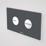 Invisi™ Series II Dual-Flush Plate & Button Set Black