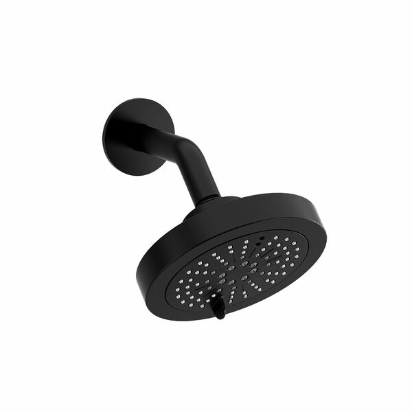 Riobel GS 2-Way No Share with Shower Head and Tub Spout Black