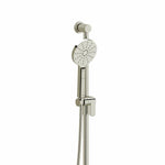 Riobel Riu Double Coaxial System with Hand Shower Rail, 4 Body Jets and Shower Head Polished Nickel Wall Arm