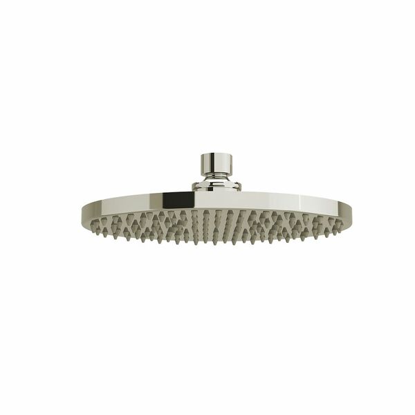 Riobel Riu Double Coaxial System with Hand Shower Rail, 4 Body Jets and Shower Head Polished Nickel Wall Arm