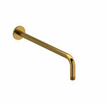 riobel riu 3 way system with hand shower rail shower head and tub spout Brushed Gold Wall Arm