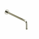 Riobel Riu Double Coaxial System with Hand Shower Rail, 4 Body Jets and Shower Head Polished Nickel Wall Arm