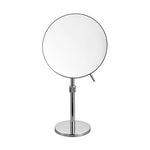 Aqua Rondo by KubeBath Magnifying Mirror With Adjustable Height Kubebath Chrome