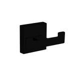 Aqua Plato Double Robe Hook Matte Black