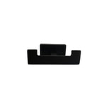 Aqua Plato Double Robe Hook Matte Black