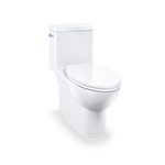 Caroma Caravelle One Piece Easy Height Elongated - Side Lever White