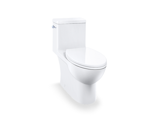 Caroma Caravelle One Piece Easy Height Elongated - Side Lever White