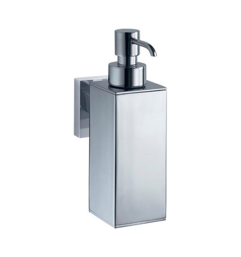 Aqua Nuon Wall Mount Stainless Steel Soap Dispenser Stainless Steel Chrome
