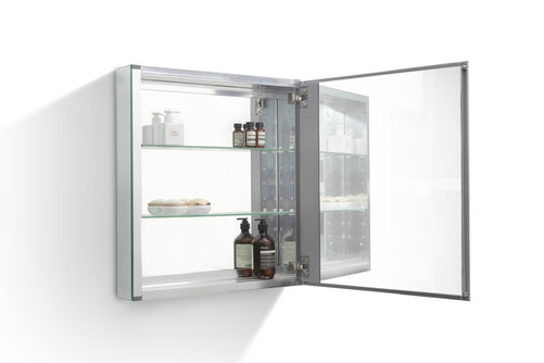 kube 24 mirrored medicine cabinet kubebath