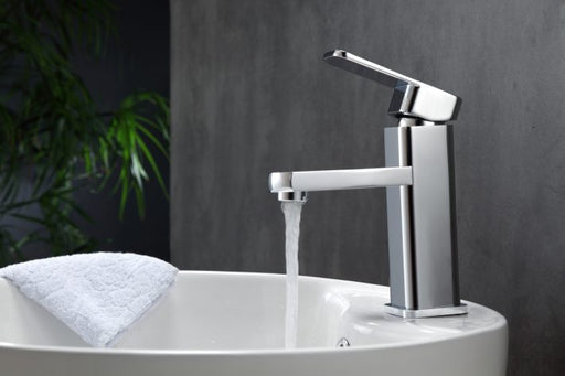 aqua soho single hole mount bathroom vanity faucet chrome kubebath