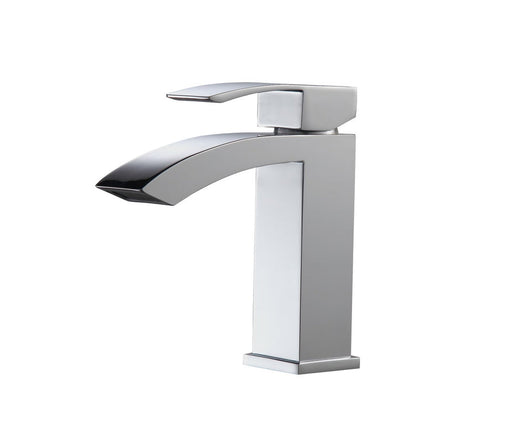 aqua balzo single lever wide spread bathroom vanity faucet chrome kubebath