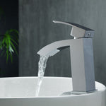 aqua balzo single lever wide spread bathroom vanity faucet chrome kubebath