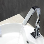 aqua riccio single lever faucet chrome kubebath