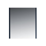 Kubebath Aqua 28" Framed Mirror Blue