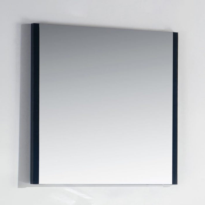 Kubebath Aqua 35" Framed Mirror Blue