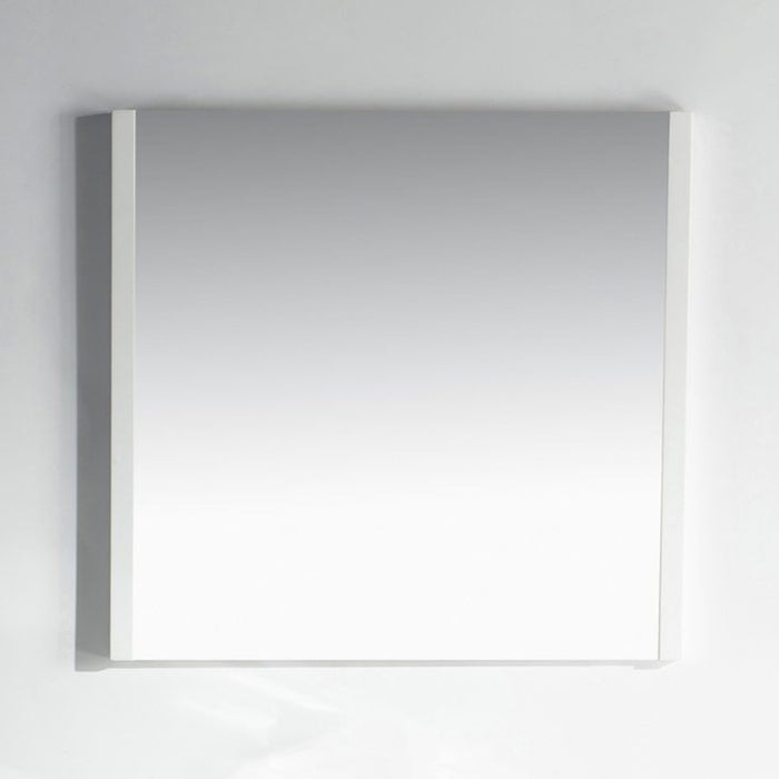 Kubebath Aqua 35" Framed Mirror white