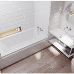 Mirolin Amalfi 60" x 32" Alcove Bathtub White