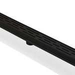 Kubebath 35.5" Linear Drain with Linear Grate - Matte Black 