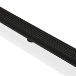 Kubebath 27.5" Linear Drain with Pixel Grate  - Matte Black 