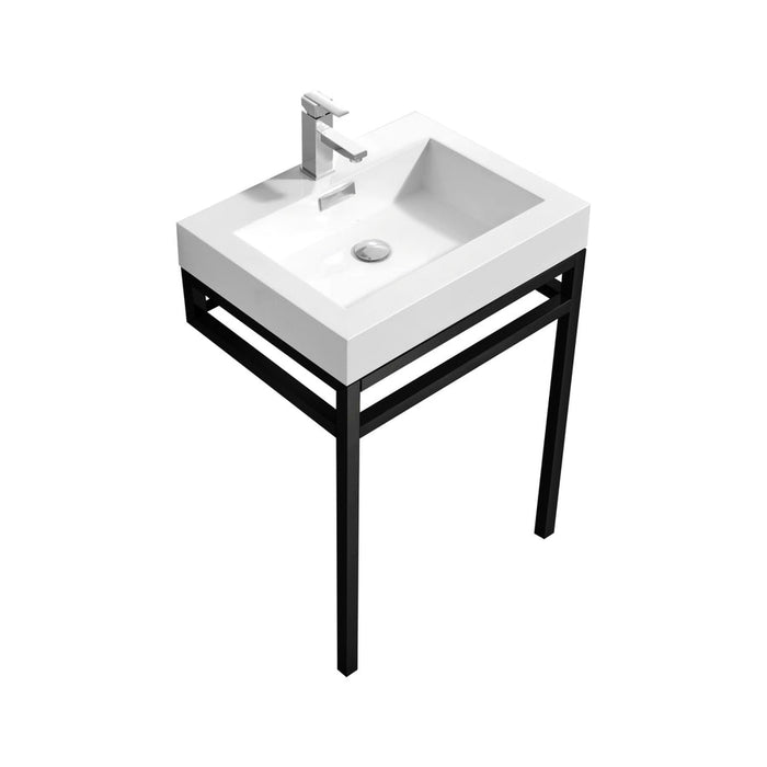 Haus 24" Stainless Steel Console with Acrylic Sink