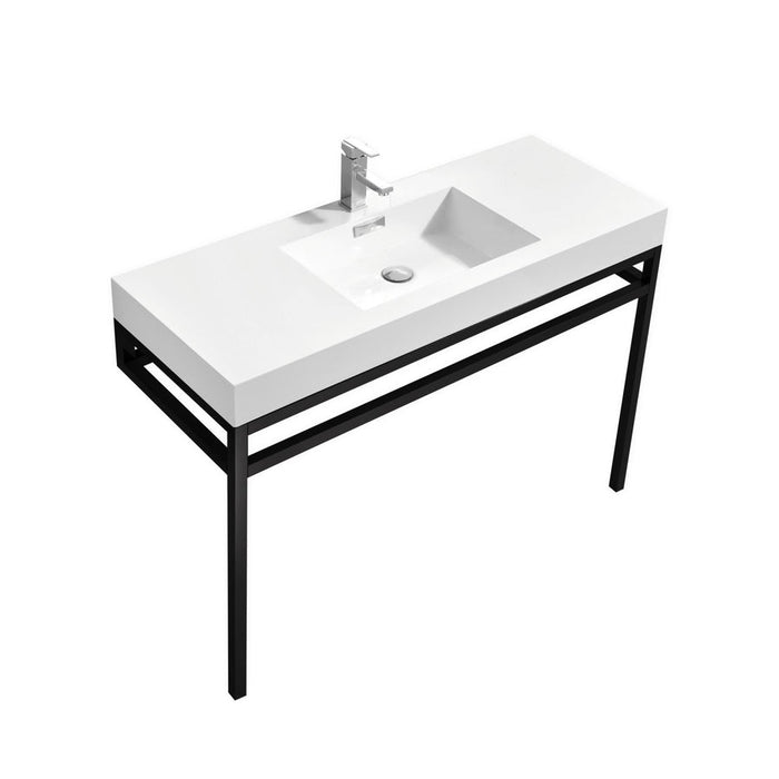 Haus 48" Stainless Steel Console with Acrylic Sink