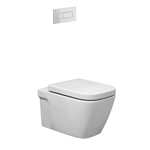 Cube Invisi™ Series II Wall-mount Toilet White