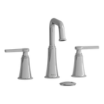 Riobel Momenti 8" Lavatory Faucet with Square Spout Chrome Straight Handle