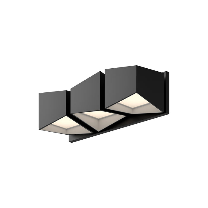 Cubix Vanity Light Black 3 Lights