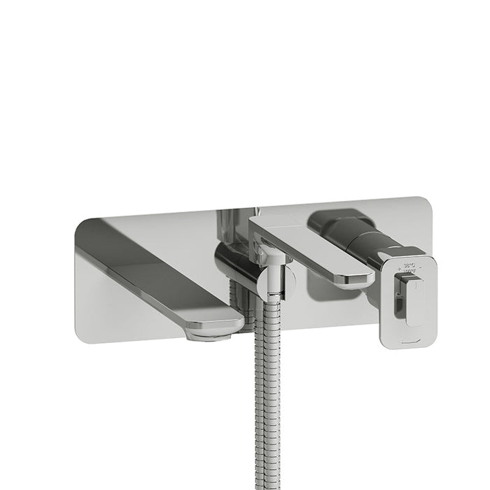Riobel Equinox Wall-Mount Tub Filler with Hand Shower