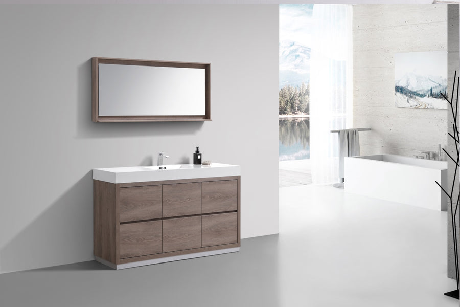 bliss,60,single sink,white,free standing,modern bathroom,vanity,kubebath,brown,black,grey,white,Walnut Vanity,Butternut Vanity,Nature Wood Vanity, Gray Oak Vanity, Black Vanity, Gloss White Vanity