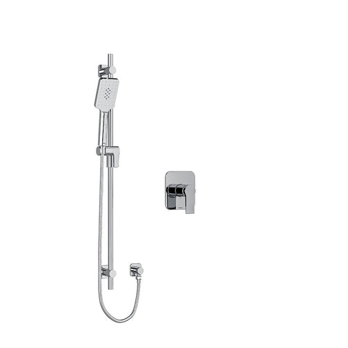 riobel fresk pressure balance hand shower faucet system single function Chrome