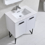 bosco 30 modern bathroom vanity w quartz countertop kubebath
