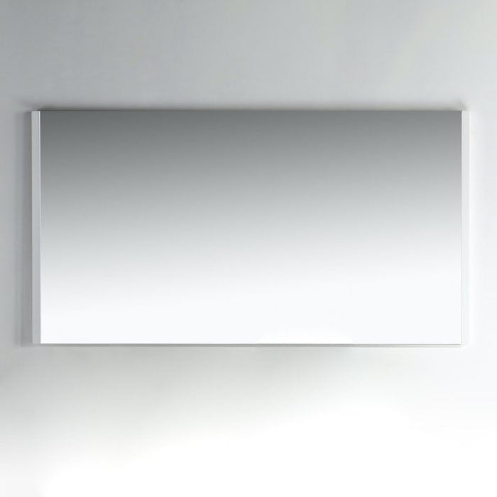 Kubebath Aqua 59" Framed Mirror white