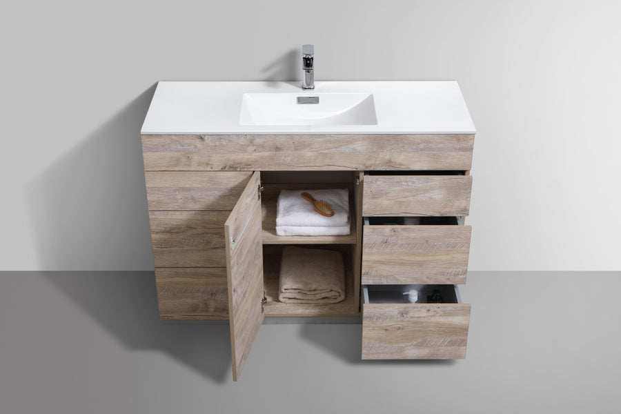Milano 48" Single Sink Modern Bathroom Vanity