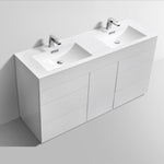 milano 60 double sink nature wood modern bathroom vanity kubebath