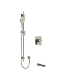 Riobel Fresk 2-Way System with Tub Spout and Hand Shower Rai Brushed Nickel