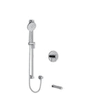 riobel riu 2 way system with spout and head shower Chrome