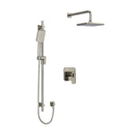 riobel uquinox 2 way system with hand shower and shower head Brushed Nickel Wall Arm