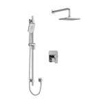 riobel Fresk 2 way system with hand shower and shower head Chrome Ceiling Arm