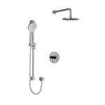 riobel riu 2 way system with hand shower and shower head chrome Ceiling Arm