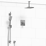 riobel Zendo 2 way system with hand shower and shower head Chrome Ceiling Arm