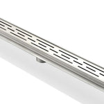 Kubebath 47.25" Linear Drain with Linear Grate Stainless Steel