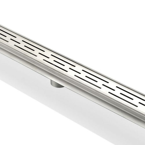 Kubebath 47.25" Linear Drain with Linear Grate Stainless Steel