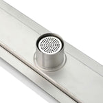 Kubebath 35.5" Linear Drain with Tile Grate Stainless Steel