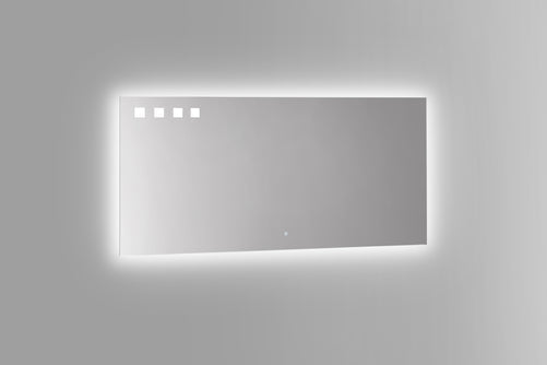 kube pixel 59 led mirror kubebath