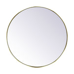 Ophelie 30" Round Mirror Gold