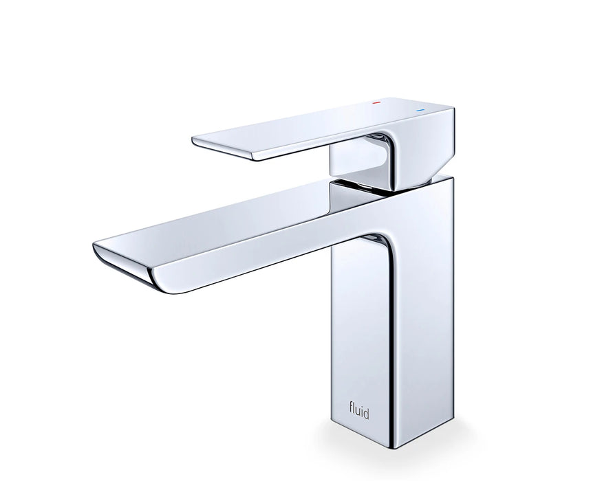 Quad Single Lever Basin Faucet Chrome