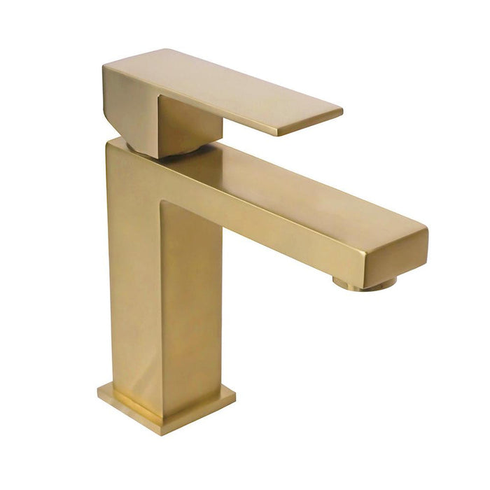 Rico Square Vanity Faucet Matte Brushed Brass