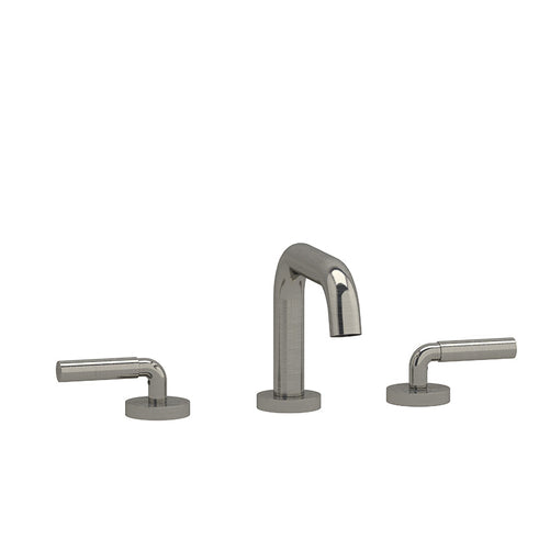 Riobel Riu 8" Lavatory Faucet with Square Spout Brushed Nickel Straight Handle
