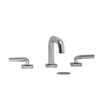 Riobel Riu 8" Lavatory Faucet with Square Spout Chrome Straight Handle